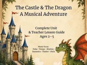 Castles and Dragons Music Unit | EYFS Music | Ages 2–5 | 4–6 Week Themed Music Adventure
