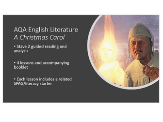 A Christmas Carol Stave 2 (4 Full Lessons)