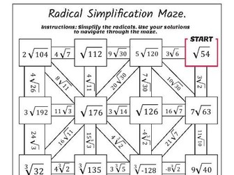 Simplifying radicals 2- square and cube roots