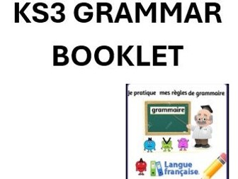 KS3 Grammar booklet