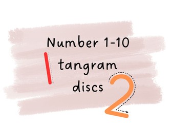 1-10 Number Discs - Tangram