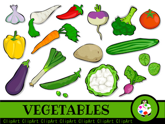 Free Vegetable Clipart Collection