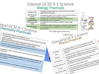 9-1 Combined and Separate Science - ALL Core Practicals Workshop