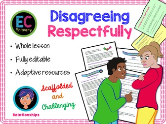 Respect, Disagreements + Differences PSHE