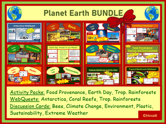 Sustainability Earth Day Environment BUNDLE