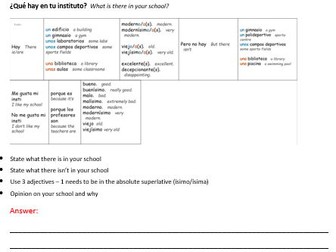 New GCSE Spanish Speaking question booklet practice Modules 5 and 8
