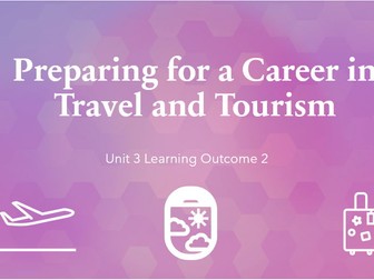 NCFE Travel and Tourism Level 3 Unit 3