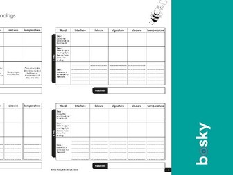 Spelling booklet, Step-by-Step to Spelling: Wordlist 2 from the Y5/6 NC common exception words