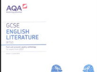 Grade 9 Power and Conflict Presentation of nature Poetry Comparison Essay- Preludde and Storm on TI