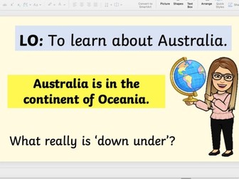 KS1 Australia Geography powerpoint