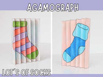 Lots of Socks Agamograph Craft – Printable for World Down Syndrome Day