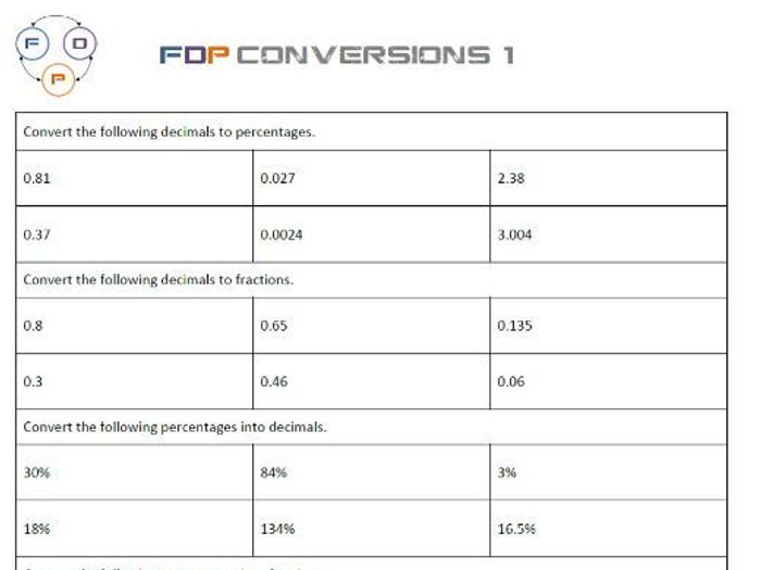 40 Fraction Decimal Percent Conversion Worksheet - combining like terms