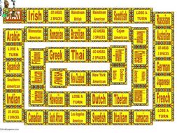 Accents and Dialects Animated Board Game