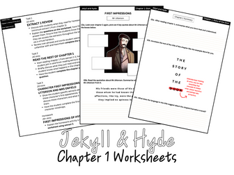 Jekyll and Hyde Chapter 1 Worksheets