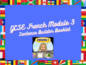 GCSE French Module 3 Sentence Builders
