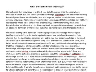 Aqa 7 A* epistemology philosophy essays