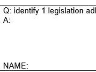 Revision guide - Walk about Bingo