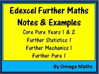 Edexcel Further Maths Notes and Examples