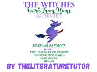 (Remote Learning) The Witches Work From Home Activity