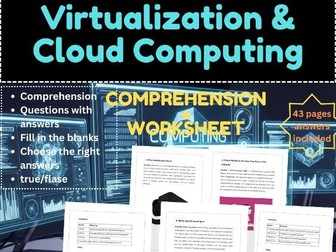 Virtualization & Cloud Computing Computer Science Worksheets and Activities