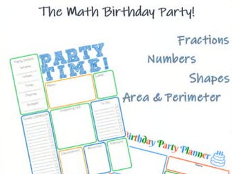 The "Math" Party Plan!