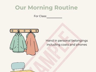 Create your own Classroom routines