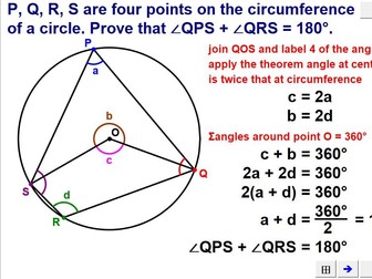 Proof Of Circle Theorems