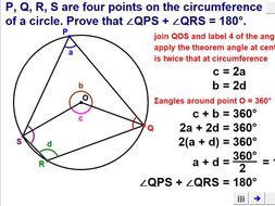 Proof Of Circle Theorems | Teaching Resources