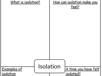 Isolation Worksheet KS1