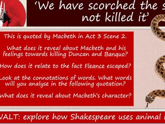 Macbeth Scheme of Work