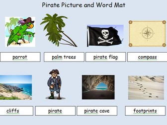 Reception/Year 1 Pirate Treasure Map Reading Activity