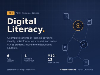 KS5 Esafety SOW linked to PHSE framework