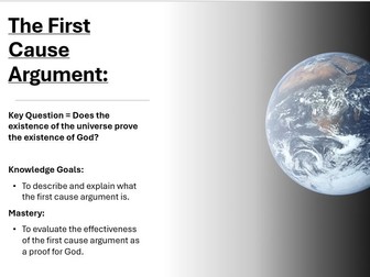 The First Cause Argument Bundle - 2 x GCSE Lessons