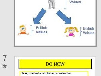 A level/Btec Class about OOP and Inheritence in theory. Very simply explained. Kids loved it!