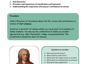 A Portrait of Linnaeus