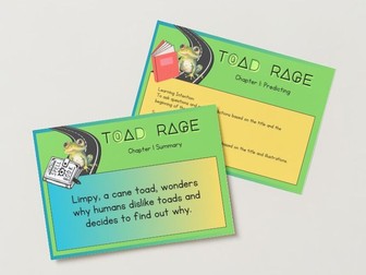 All-inclusive literacy unit for Toad Rage by Morris Gleitzman |  Key Stage 2 (Years 4, 5, 6 )
