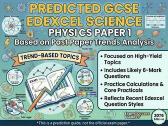 GCSE Edexcel Combined Science Physics Paper 1 (Foundation)(Paper 3)