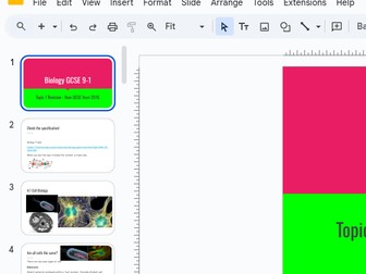 OCR A Level Biology Module 5 Revision Powerpoint