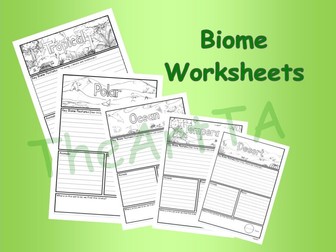 Biome/Habitat Worksheets