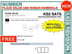 KS2 Maths (Place Value + Roman Numerals)