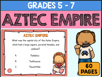 Aztec Empire Task Cards Ancient Civilizations Practice