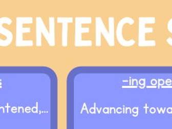 KS2 Sentence Starter Word Mat | Writing Sentence Openers Resource | Year 5 and 6 English