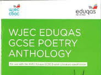 WJEC Eduqas Poetry Anthology - Full Scheme