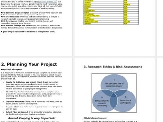 EPQ Extended Project Qualification student handbook AQA focused