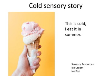 Sensory story - Things that are Cold - SEN