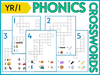 Stage 3 Phonics Crosswords Bundle