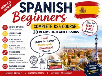 Spanish beginners - lessons & resources
