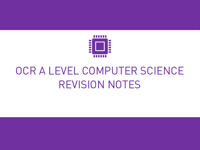 a level computer science revision