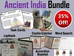 Ancient India Task Cards and Activities Bundle