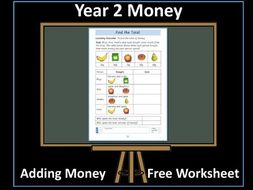 money year 2 money adding money free worksheet
